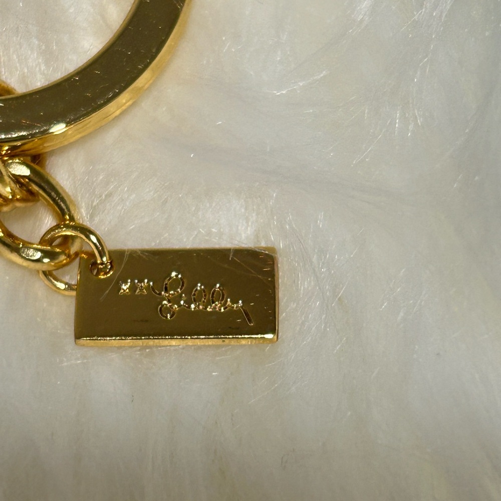 Lilly Pulitzer Shell Yeah Seashell Shaped Keychain Hotty Pink Biggest Fan Print - Picture 7 of 8